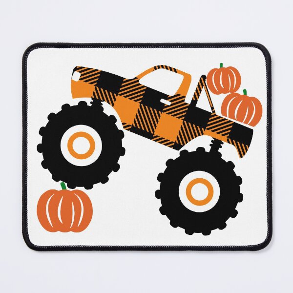 Item preview, Plaid Monster truck with pumpkins- Fall designed and sold by Designs Of all kinds.