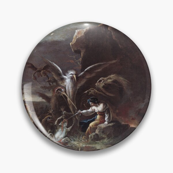 Item preview, Scenes of Witchcraft: Morning (c. 1645) Salvator Rosa, Gothic Art Digitally Remastered designed and sold by CoolArtGeek.