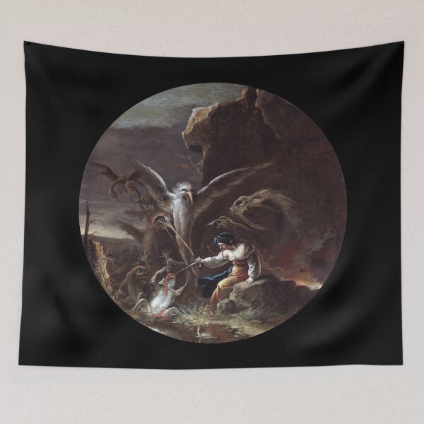 Item preview, Scenes of Witchcraft: Morning (c. 1645) Salvator Rosa, Gothic Art Digitally Remastered designed and sold by CoolArtGeek.