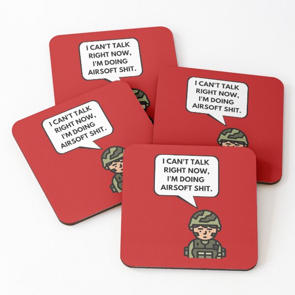 Item preview, Res style I cant talk right now Im doing airsoft shit saying & airsoft quotes designed and sold by AirsoftBD.