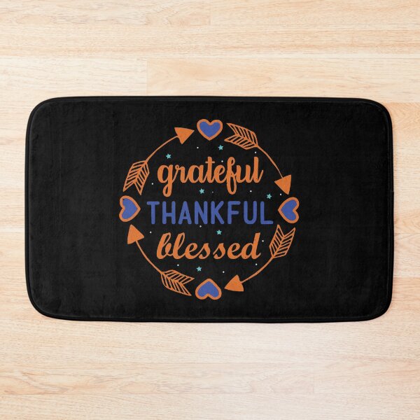 Item preview, Grateful Thankful Blessed | Thanksgiving Quotes designed and sold by DrawingBoard.