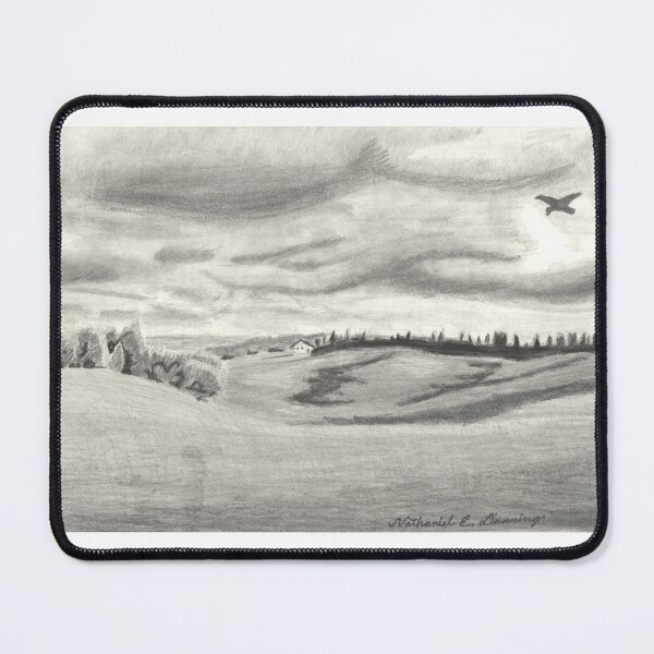 Item preview, Tuscan Landscape [Graphite Pencil] designed and sold by Nathaniel E. Dearing.