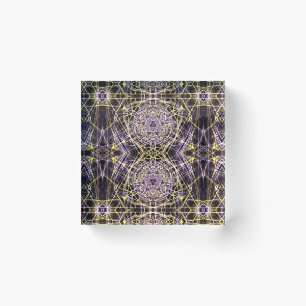 Item preview, Liquid Light Series #96 ~ Purple and Yellow Abstract Fractal Pattern designed and sold by Ascension Vibrations.