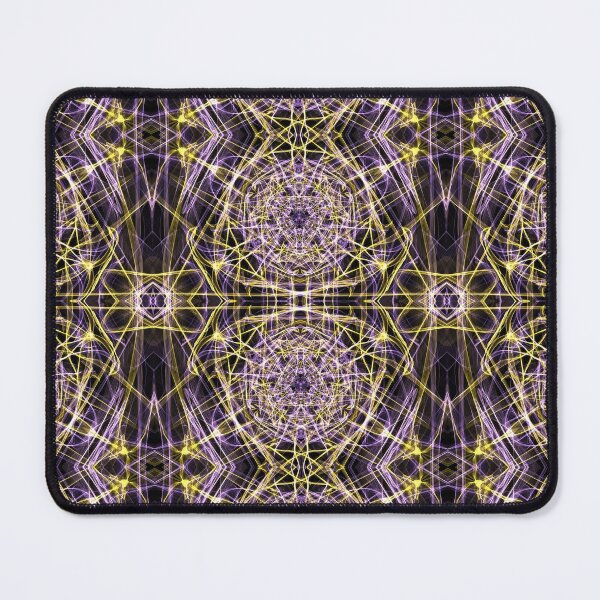 Item preview, Liquid Light Series #96 ~ Purple and Yellow Abstract Fractal Pattern designed and sold by Ascension Vibrations.