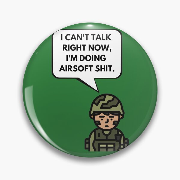 Item preview, Green style I cant talk right now Im doing airsoft shit saying & airsoft quotes designed and sold by AirsoftBD.