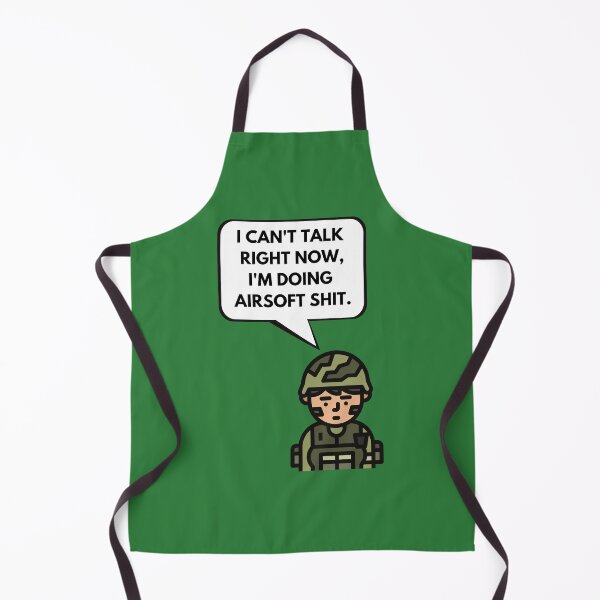 Item preview, Green style I cant talk right now Im doing airsoft shit saying & airsoft quotes designed and sold by AirsoftBD.