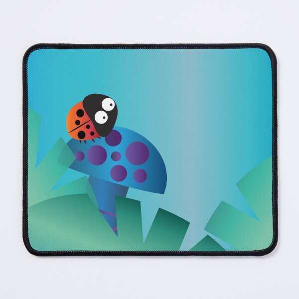 Item preview, Cute LadyBug And Blue Mushroom designed and sold by maisiriva.