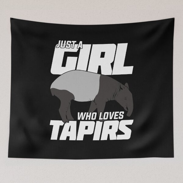 Item preview, Just A Girl Who Loves Tapirs designed and sold by Marcid95.
