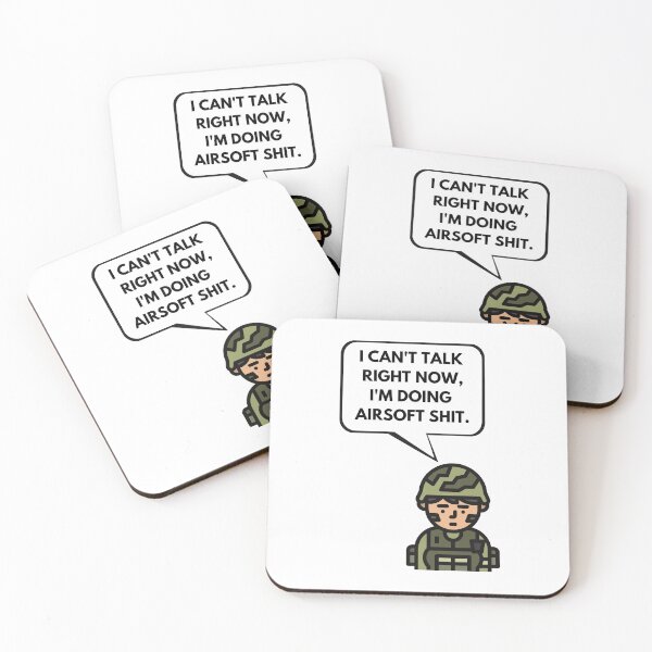 Item preview, I cant talk right now Im doing airsoft shit saying & airsoft quotes designed and sold by AirsoftBD.