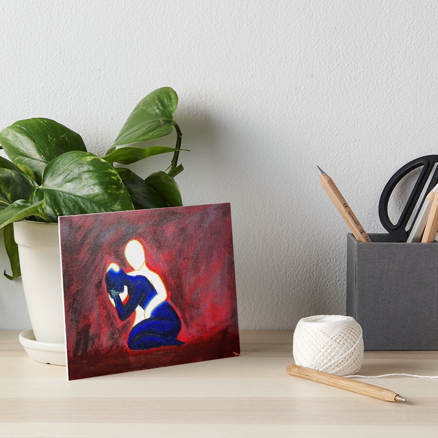Item preview, Art Board Print designed and sold by paintscriptures.