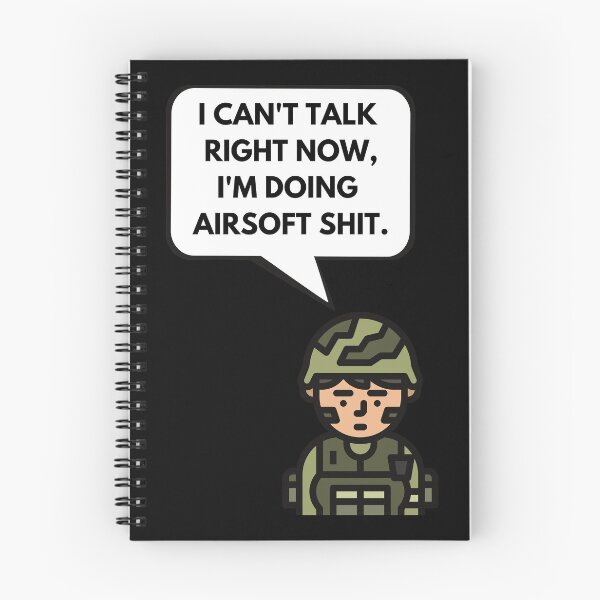 Item preview, Copy of I cant talk right now Im doing airsoft shit saying & airsoft quotes designed and sold by AirsoftBD.