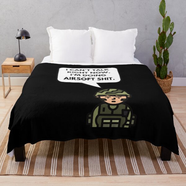 Item preview, Copy of I cant talk right now Im doing airsoft shit saying & airsoft quotes designed and sold by AirsoftBD.