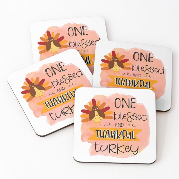 Item preview, One Blessed Thankful Turkey- Thanksgiving- Fall Thanksgiving Gifts designed and sold by younghopes.