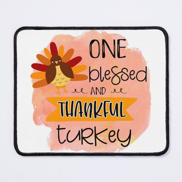 Item preview, One Blessed Thankful Turkey- Thanksgiving- Fall Thanksgiving Gifts designed and sold by younghopes.