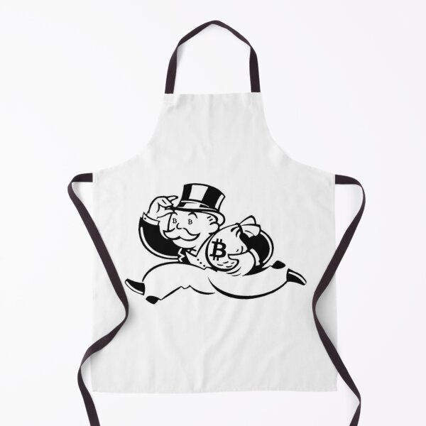 Item preview, Mr. Monopoly running with bag of bitcoin designed and sold by Custom Shop.