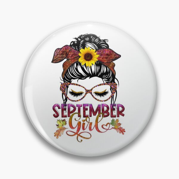 Item preview, September girl messy bun leopard print- Fall  designed and sold by Designs Of all kinds.