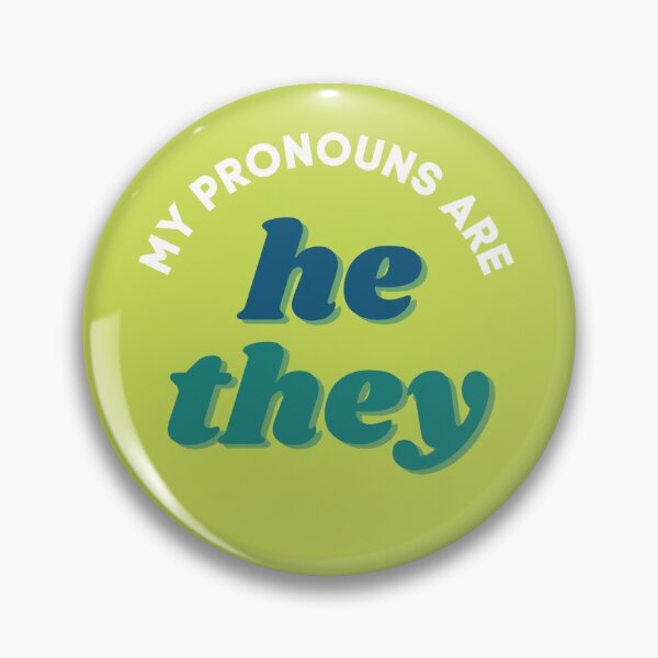 Item preview, My Pronouns Are He/They designed and sold by kaleidoink designs.