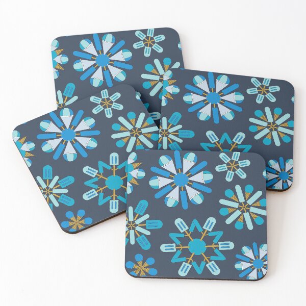 Item preview, Ice Cream Snowflakes designed and sold by PeachPaisleyPro.