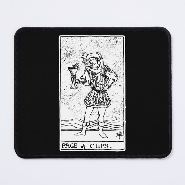 Item preview, Page of Cups - Tarot Card - Major Arcana - fortune telling - occult designed and sold by createdezign.