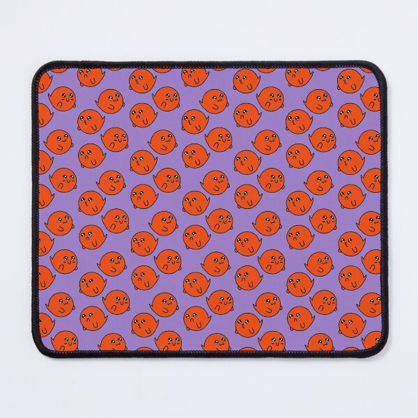 Item preview, Fire Orange & Heather Purple Ghost Pattern designed and sold by Jelly Turnip.