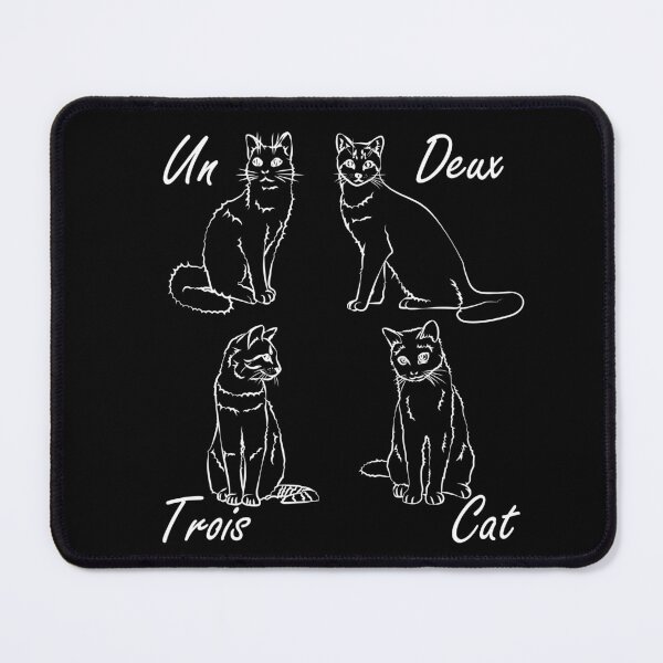 Item preview, Un Deux Trois Cat - French designed and sold by TheInkElephant.