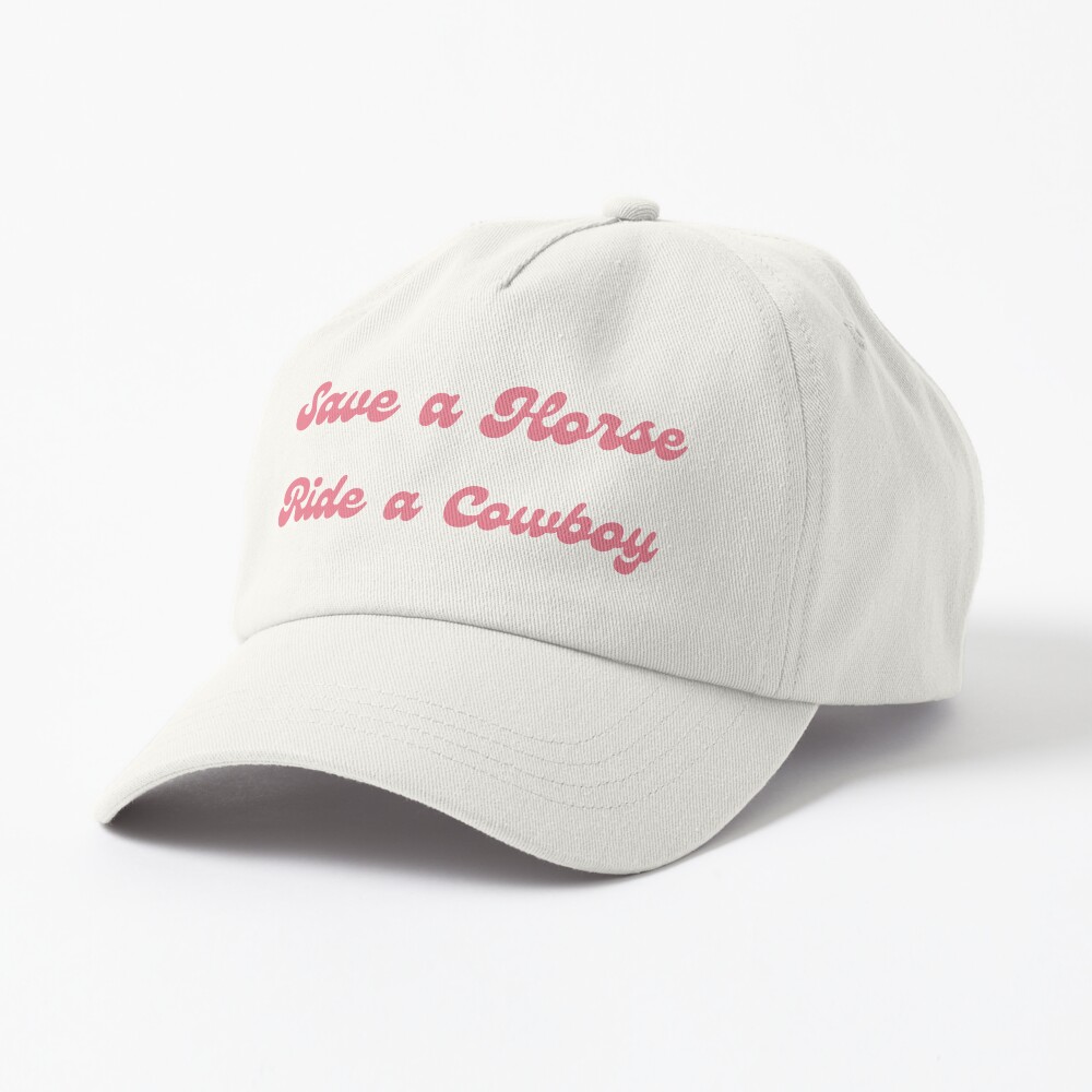 save a horse ride a cowboy trucker hat