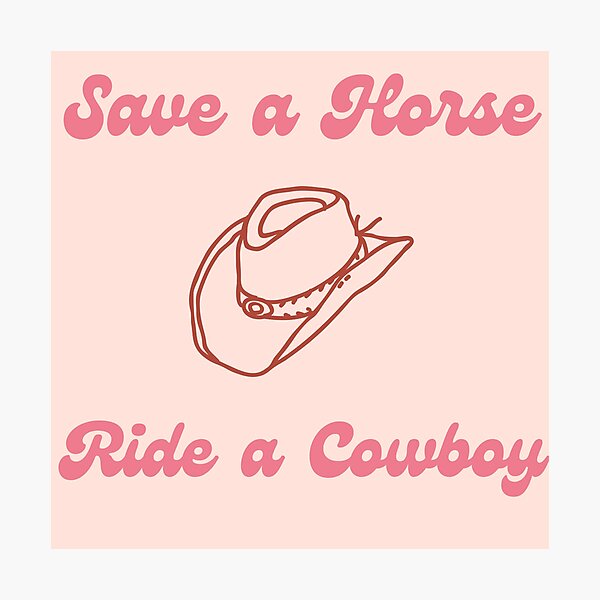 pink glitter cowgirl hat Sticker for Sale by Claire Dougherty