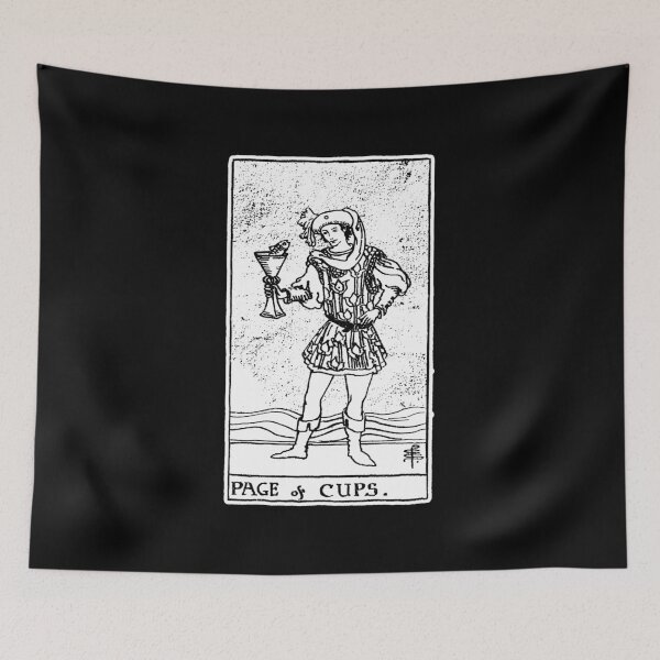 Item preview, Page of Cups - Tarot Card - Major Arcana - fortune telling - occult designed and sold by createdezign.