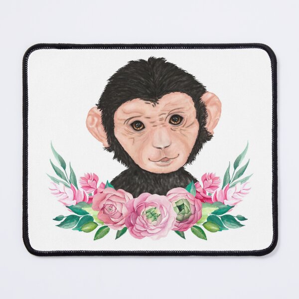 Item preview, Cute Watercolor Monkey designed and sold by PinkPerfect.