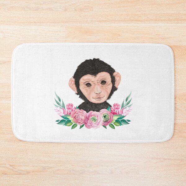 Item preview, Cute Watercolor Monkey designed and sold by PinkPerfect.