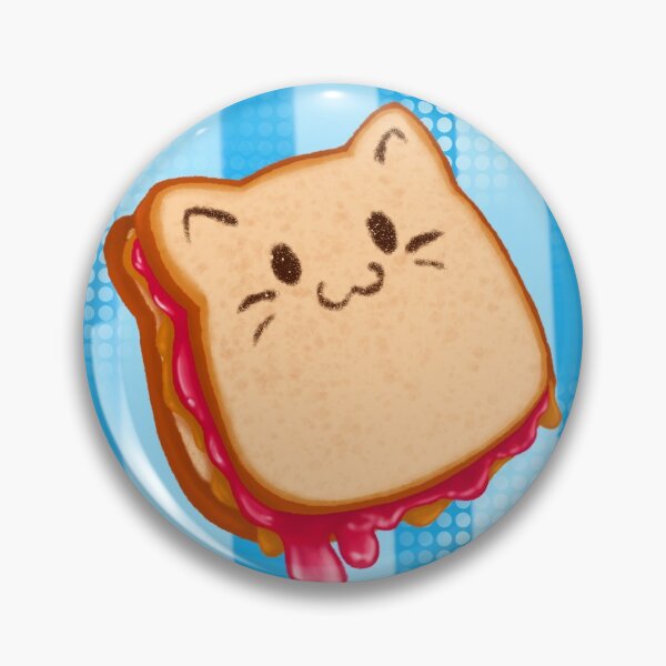 Item preview, Kawaii PBJ Neko kitty designed and sold by dketterlean.