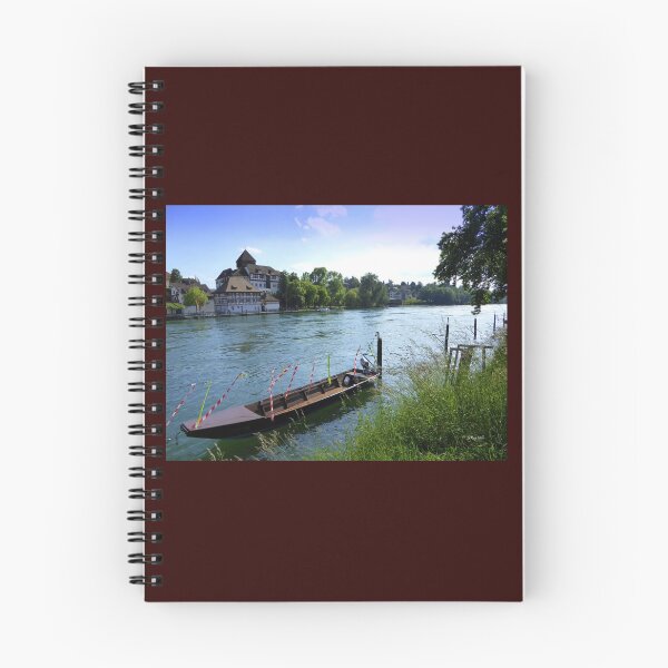 Item preview, Boat moored  on the Rhine River designed and sold by Shiva77.
