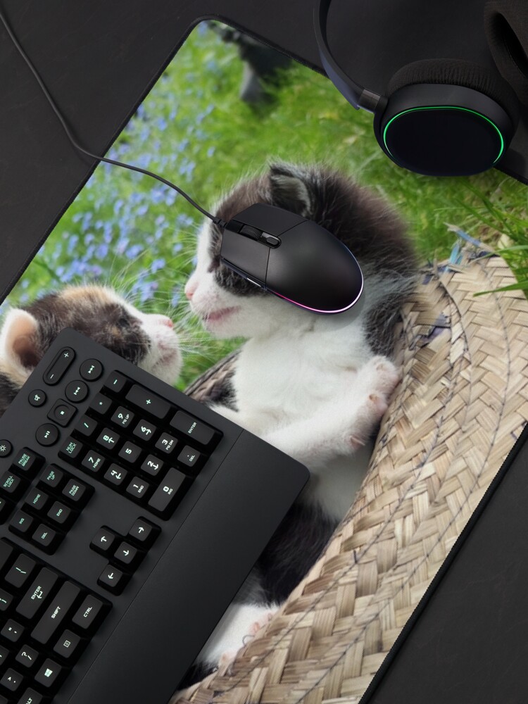 Alternative Ansicht von Katzen-Kuß Mauspad