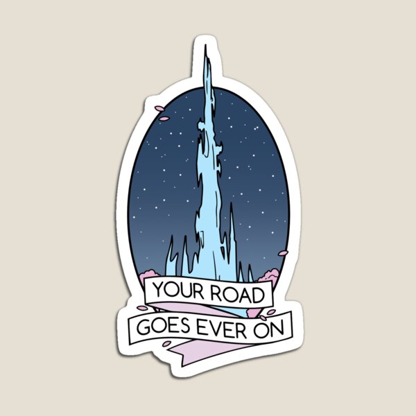 Aperçu de l'œuvre Votre route continue toujours créée et vendue par cosmicseashanty.
