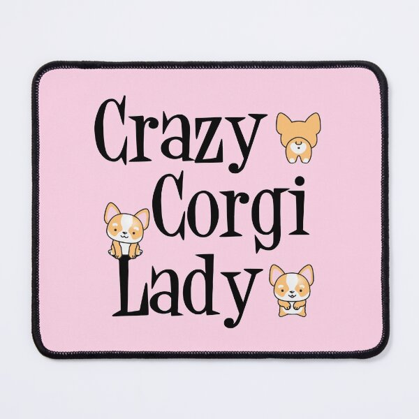 Item preview, Funny Crazy Corgi Lady designed and sold by Epic Love Designs.