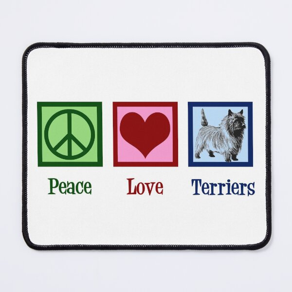 Item preview, Peace Love Cairn Terriers designed and sold by Epic Love Designs.