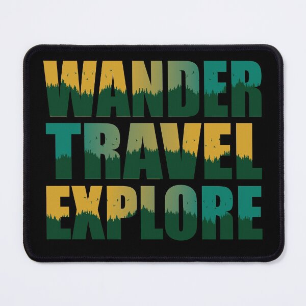 Item preview, Wander Travel Explore designed and sold by TheInkElephant.