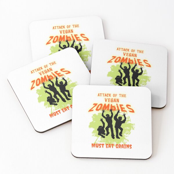 Item preview, Attack of the Vegan Zombies designed and sold by nanogarbanzo.