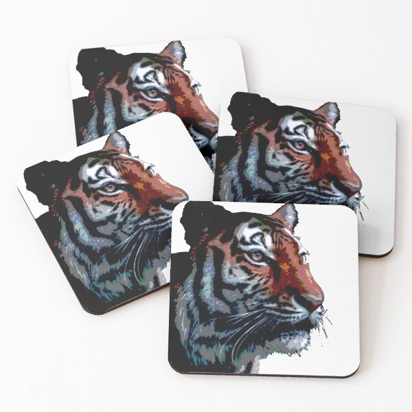 Item preview, Thoughtful Tiger - Pop Art Style & Posterized designed and sold by artisananimals.