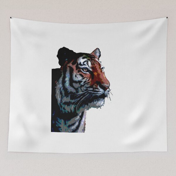 Item preview, Thoughtful Tiger - Pop Art Style & Posterized designed and sold by artisananimals.