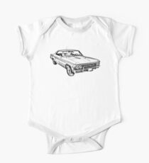1966 Chevy Chevelle SS 396 Illustration One Piece - Short Sleeve