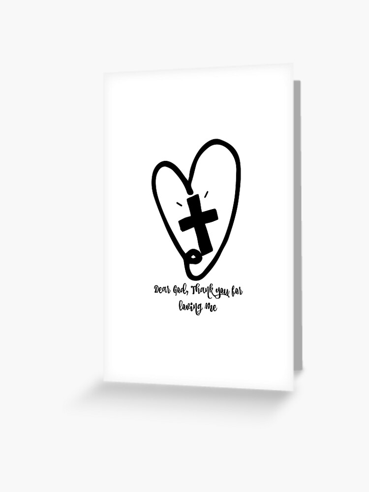 Carte De Vœux Merci Citation De Dieu Par Motivateme Redbubble