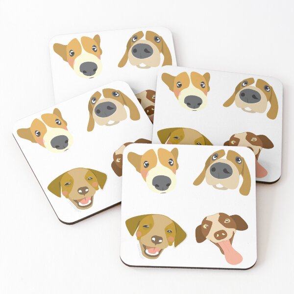 Item preview, Four Happy Dogs designed and sold by TheDillen.