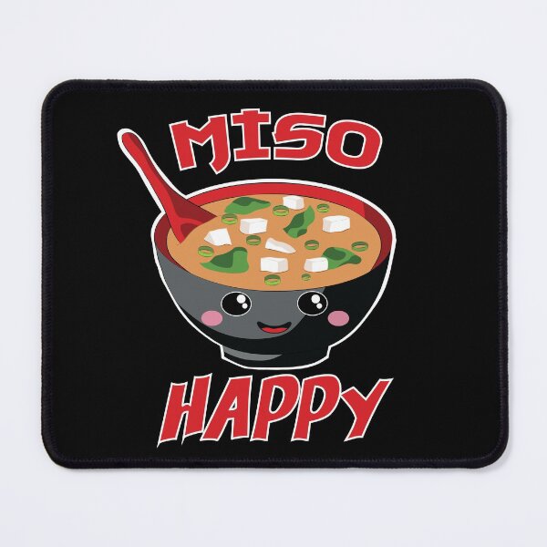 Item preview, Miso Happy - Funny Japanese Food designed and sold by TheInkElephant.