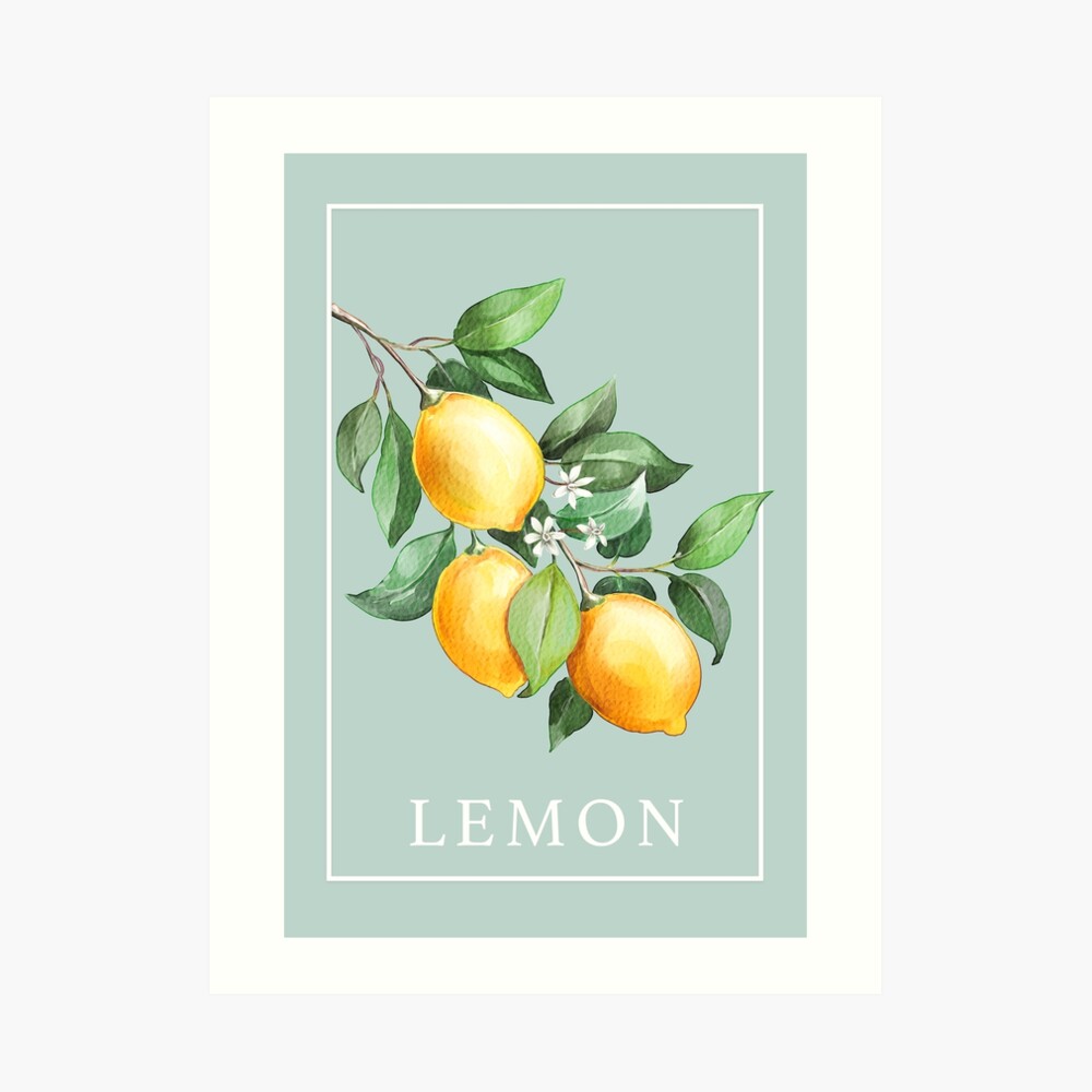 Lemon Decor For Kitchen & My New Lemon Print From Kirkland's