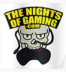 The Nights of Gaming skully Poster