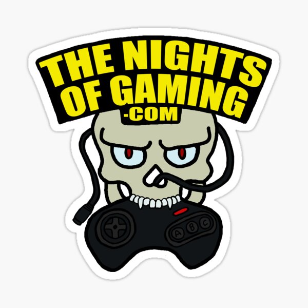 The Nights of Gaming skully Sticker