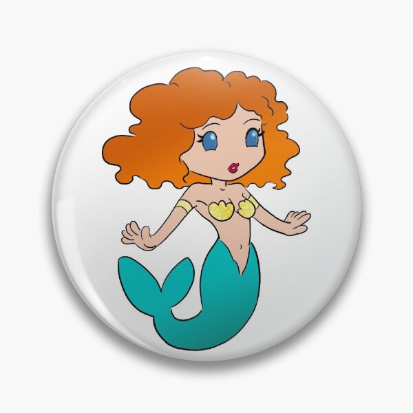 Item preview, Mermaid Anime Style Redhead designed and sold by Miguel Guerra.
