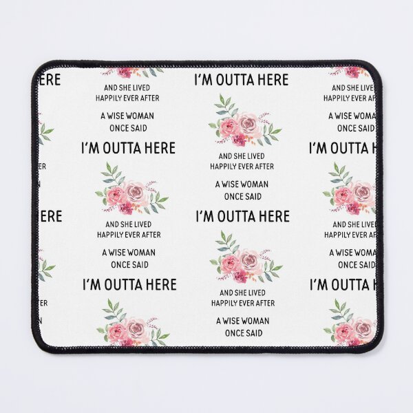 Item preview, A Wise Woman Once Said I'm Outta Here Retirement SK designed and sold by andregiftshopzz.
