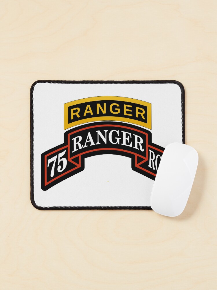 Mouse Pad, 75th Ranger Regiment with Ranger Tab designed and sold by Buckwhite